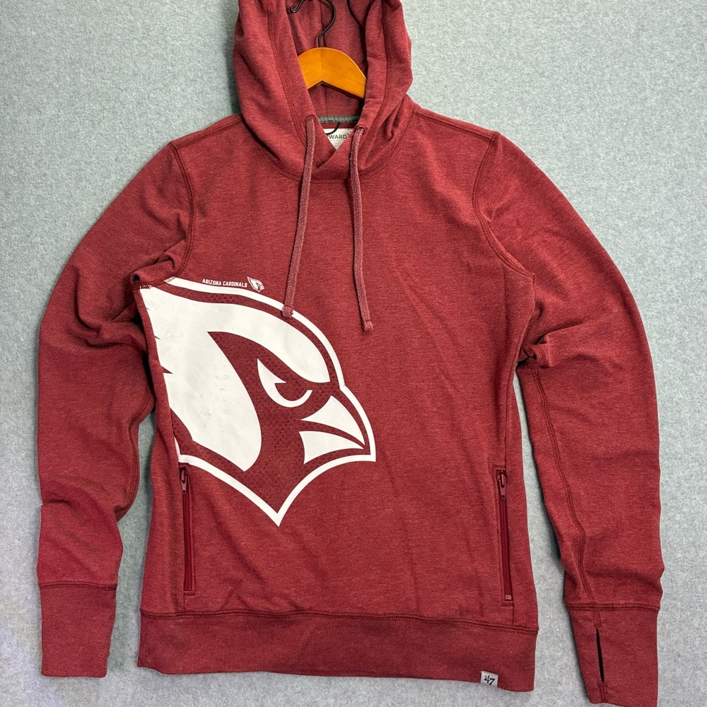 47 Women’s Arizona Cardinals Red Hoodie Sweatshirt
